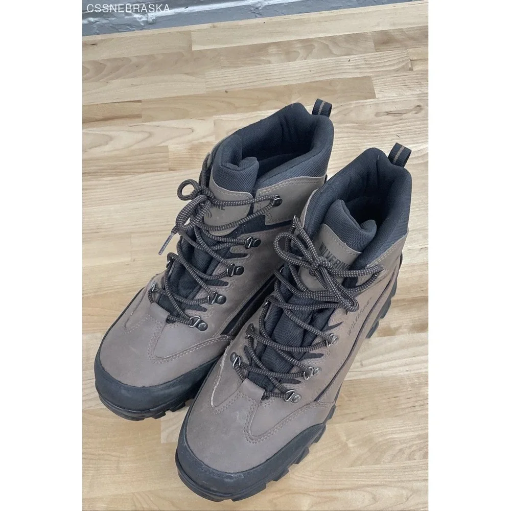 Wolverine Brown/Black Spencer‎ Waterproof Hiking Boot Men - Size 13